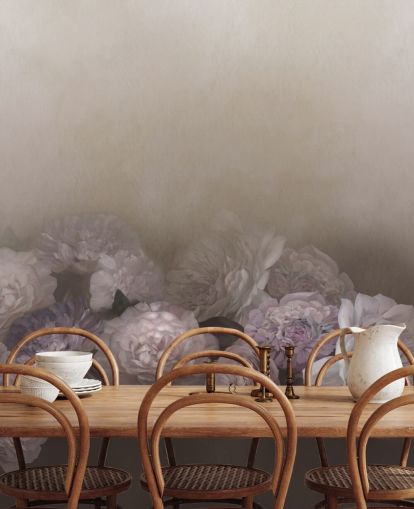 brown floral mural called Amoura IV by Loris Drago for bedrooms and living rooms brown floral mural called Amoura IV by Loris Drago for bedrooms and living rooms