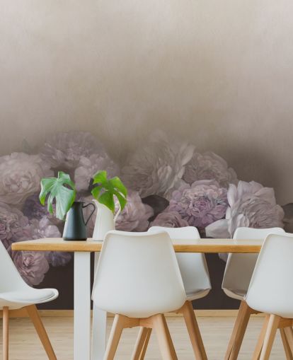 brown floral mural called Amoura IV by Loris Drago for bedrooms and living rooms brown floral mural called Amoura IV by Loris Drago for bedrooms and living rooms