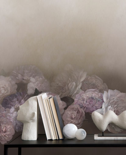 braunes Blumenwandbild namens Amoura IV von Loris Drago für Schlafzimmer und Wohnzimmer braunes Blumenwandbild namens Amoura IV von Loris Drago für Schlafzimmer und Wohnzimmer