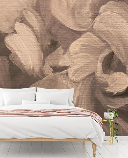 sepia customizable abstract mural called Fluence II by Loris Drago for dining rooms and home offices sepia customizable abstract mural called Fluence II by Loris Drago for dining rooms and home offices