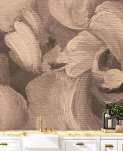 sepia customisable abstract mural called Fluence II by Loris Drago for dining rooms and home offices sepia customisable abstract mural called Fluence II by Loris Drago for dining rooms and home offices