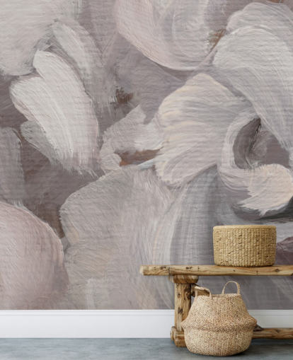 murale astratto bianco e viola chiamato Fluence III di Loris Drago per camere da letto e salotti murale astratto bianco e viola chiamato Fluence III di Loris Drago per camere da letto e salotti