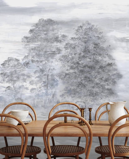 grey and beige customisable abstract landscape mural called Velaria by Loris Drago grey and beige customisable abstract landscape mural called Velaria by Loris Drago
