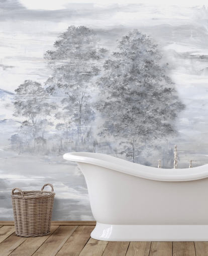 grey and beige customisable abstract landscape mural called Velaria by Loris Drago grey and beige customisable abstract landscape mural called Velaria by Loris Drago