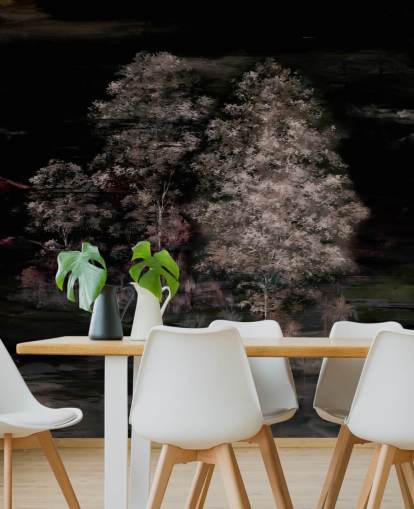 dark customisable nature wall mural called Velaria II by Loris Drago for bedrooms and hallways dark customisable nature wall mural called Velaria II by Loris Drago for bedrooms and hallways