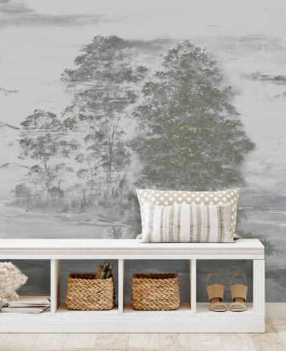 mural paisagístico cinza personalizável chamado Velaria III de Loris Drago para quartos, salas de estar e corredores mural paisagístico cinza personalizável chamado Velaria III de Loris Drago para quartos, salas de estar e corredores