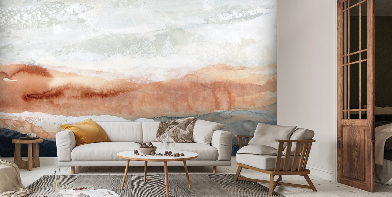 Sun Kissed Cove Wall Mural | Wallsauce AU
