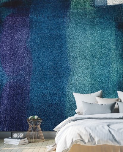 blue and purple customisable abstract mural called Painted Textures II by Tim Mossholder blue and purple customisable abstract mural called Painted Textures II by Tim Mossholder