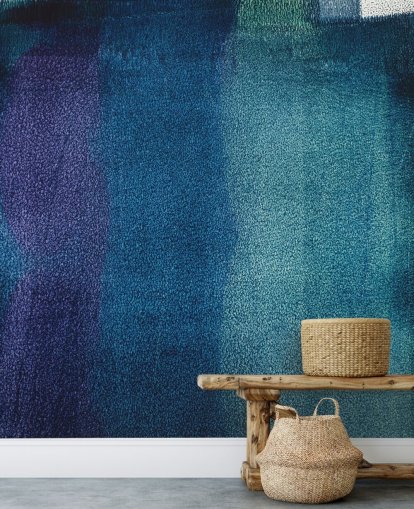 blue and purple customisable abstract mural called Painted Textures II by Tim Mossholder blue and purple customisable abstract mural called Painted Textures II by Tim Mossholder