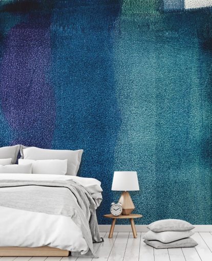 blue and purple customisable abstract mural called Painted Textures II by Tim Mossholder blue and purple customisable abstract mural called Painted Textures II by Tim Mossholder