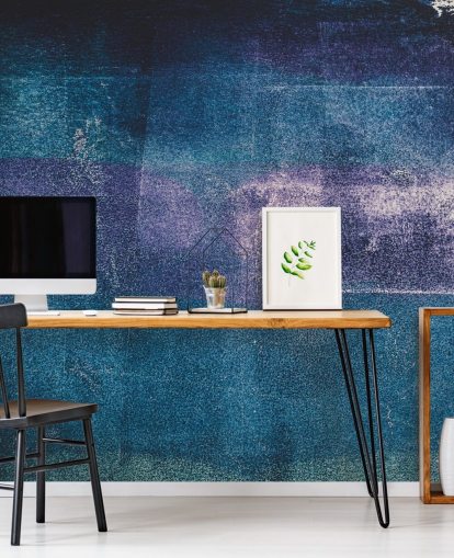 murale astratto personalizzato blu e viola chiamato Painted Textures III di Tim Mossholder per camere da letto e bagni murale astratto personalizzato blu e viola chiamato Painted Textures III di Tim Mossholder per camere da letto e bagni