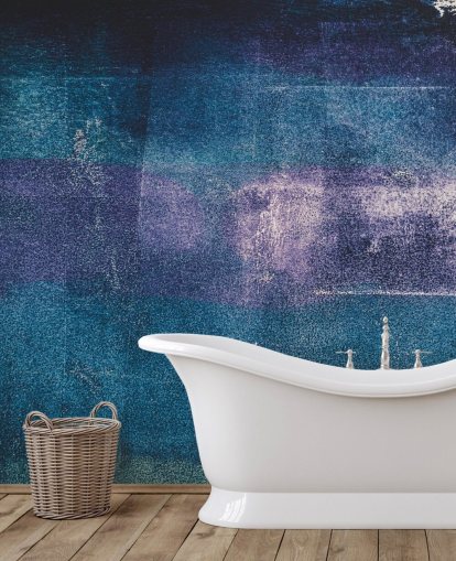 blue and purple custom abstract wall mural called Painted Textures III by Tim Mossholder for bedrooms and bathrooms blue and purple custom abstract wall mural called Painted Textures III by Tim Mossholder for bedrooms and bathrooms