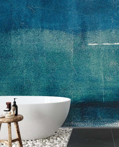 blaues individuelles abstraktes Wandbild namens Painted Textures von Tim Mossholder für Badezimmer, Flure und Küchen blaues individuelles abstraktes Wandbild namens Painted Textures von Tim Mossholder für Badezimmer, Flure und Küchen