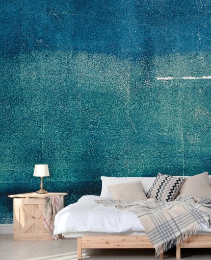 murale astratto personalizzato blu chiamato Painted Textures di Tim Mossholder per bagni, corridoi e cucine murale astratto personalizzato blu chiamato Painted Textures di Tim Mossholder per bagni, corridoi e cucine