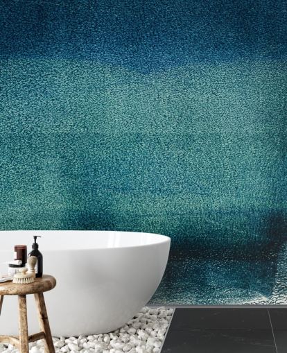 teal customisable abstract wall mural called Teal Serenity by Tim Mossholder for bathrooms and kitchens teal customisable abstract wall mural called Teal Serenity by Tim Mossholder for bathrooms and kitchens