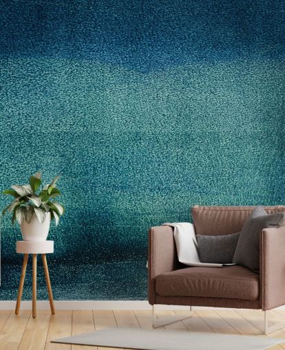 teal customisable abstract wall mural called Teal Serenity by Tim Mossholder for bathrooms and kitchens teal customisable abstract wall mural called Teal Serenity by Tim Mossholder for bathrooms and kitchens