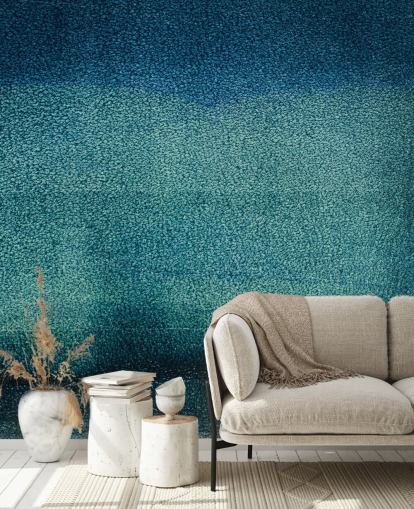 teal customisable abstract wall mural called Teal Serenity by Tim Mossholder for bathrooms and kitchens teal customisable abstract wall mural called Teal Serenity by Tim Mossholder for bathrooms and kitchens