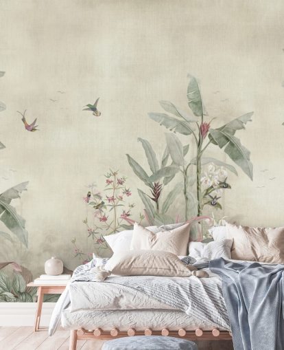 Vintage-Dschungel-Wandbild namens Old Sage Vintage Borneo Jungle von Bloomery Decor