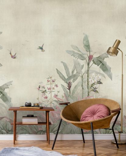 Bloomery Decorin vintage-viidakon seinämaalaus nimeltä Old Sage Vintage Borneo Jungle Bloomery Decorin vintage-viidakon seinämaalaus nimeltä Old Sage Vintage Borneo Jungle