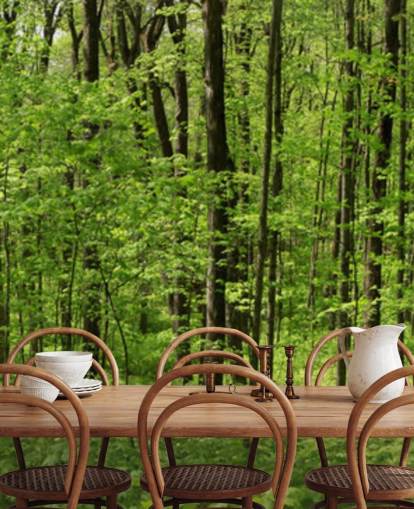 Papel de parede panorâmico Green Forest