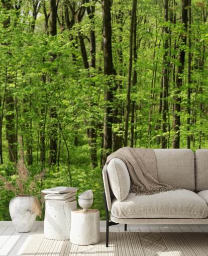 Green Forest Panoramic Wallpaper Green Forest Panoramic Wallpaper