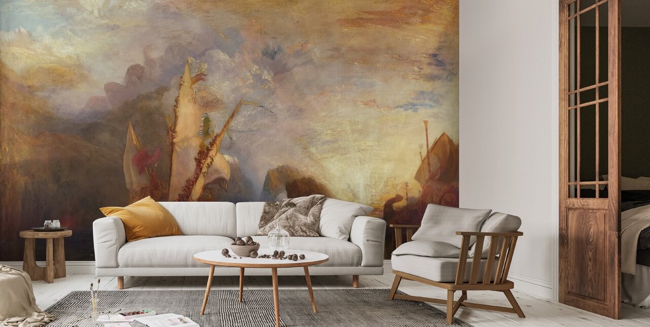JMW Turner - Ulysses Deriding Polyphemus Mural | Wallsauce US