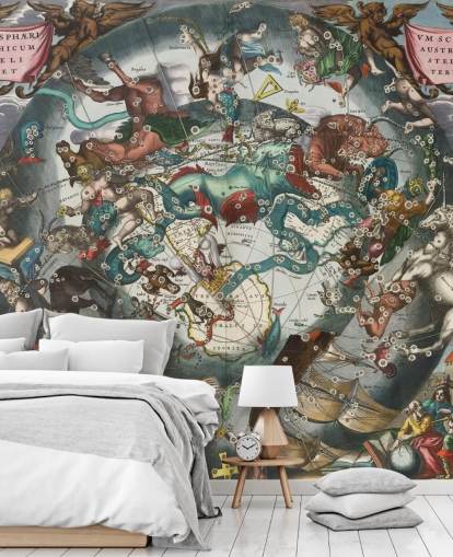 mural astronómico personalizado llamado Escenografía del hemisferio sur mural astronómico personalizado llamado Escenografía del hemisferio sur