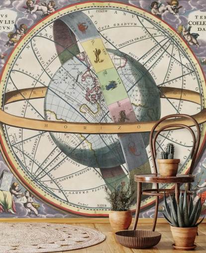 customisable star atlas mural called The Location of the Earth for home offices customisable star atlas mural called The Location of the Earth for home offices