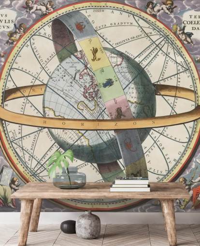 customisable star atlas mural called The Location of the Earth for home offices customisable star atlas mural called The Location of the Earth for home offices