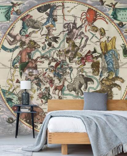 customisable astronomy mural called The Northern Stellar Hemisphere of Antiquity customisable astronomy mural called The Northern Stellar Hemisphere of Antiquity