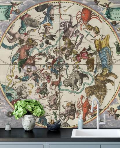 customisable astronomy mural called The Northern Stellar Hemisphere of Antiquity