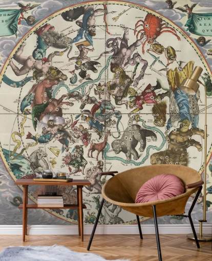 customisable astronomy mural called The Northern Stellar Hemisphere of Antiquity customisable astronomy mural called The Northern Stellar Hemisphere of Antiquity
