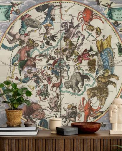 customizable astronomy mural called The Northern Stellar Hemisphere of Antiquity