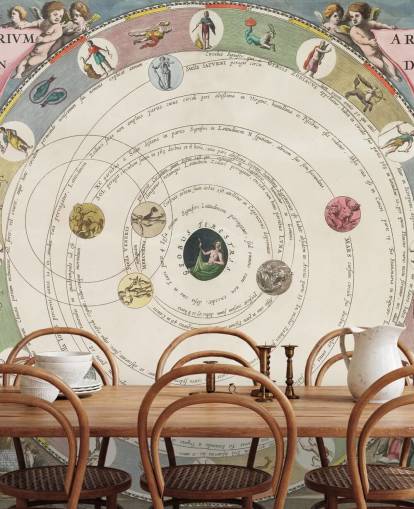 brugerdefineret stjernekortvægmaleri kaldet The Planisphere of Aratus til hjemmekontorer og uddannelsesrum brugerdefineret stjernekortvægmaleri kaldet The Planisphere of Aratus til hjemmekontorer og uddannelsesrum