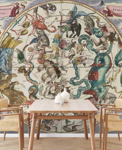 murale astronomico personalizzabile chiamato The Southern Stellar Hemisphere of Antiquity