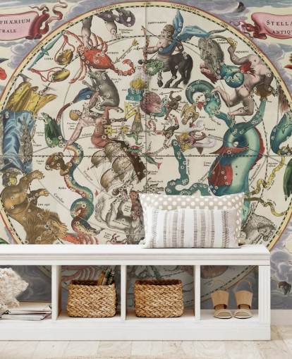 mural astronómico personalizable llamado The Southern Stellar Hemisphere of Antiquity