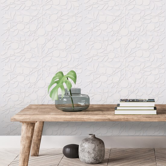 Persika Botanisk Grå Bakgrund