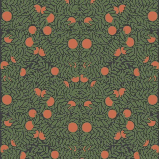 Arbusto naranja Fondo de pantalla Forest Floral