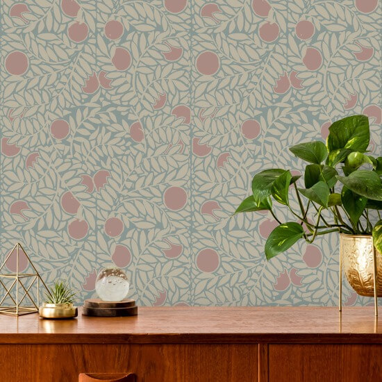 Huerto de naranjos Fondo de pantalla floral Harvest Orange