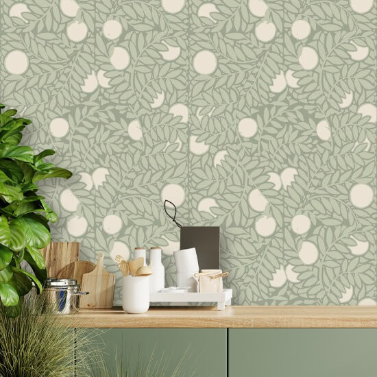 Appelsiinilehto Vaaleanvihreä kukka taustakuva