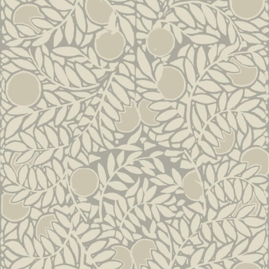 Orangeraie Papier peint floral Walnut