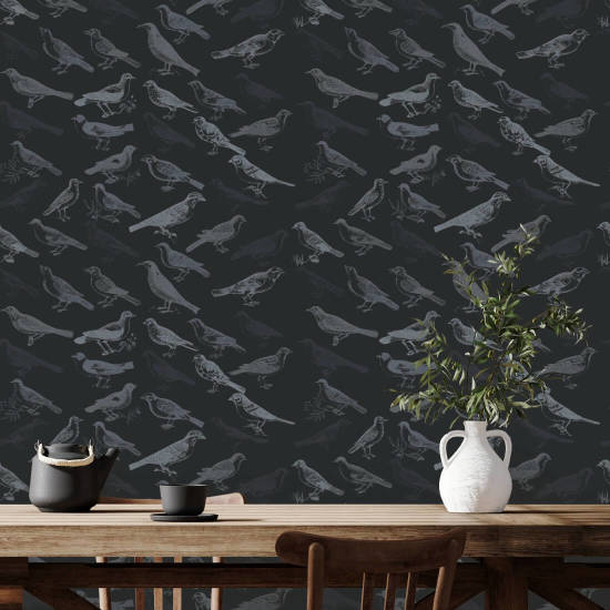 Hochtöner Schwarze Tapete