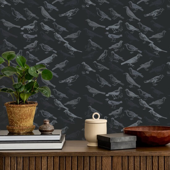 Diskanthøjttaler Sort tapet