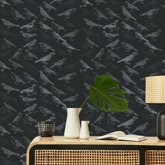 Tweeter Papier peint noir