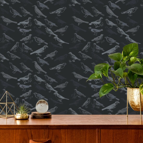 Tweeter Zwart behang