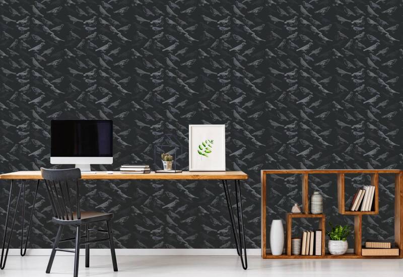 Tweeter Papier peint noir