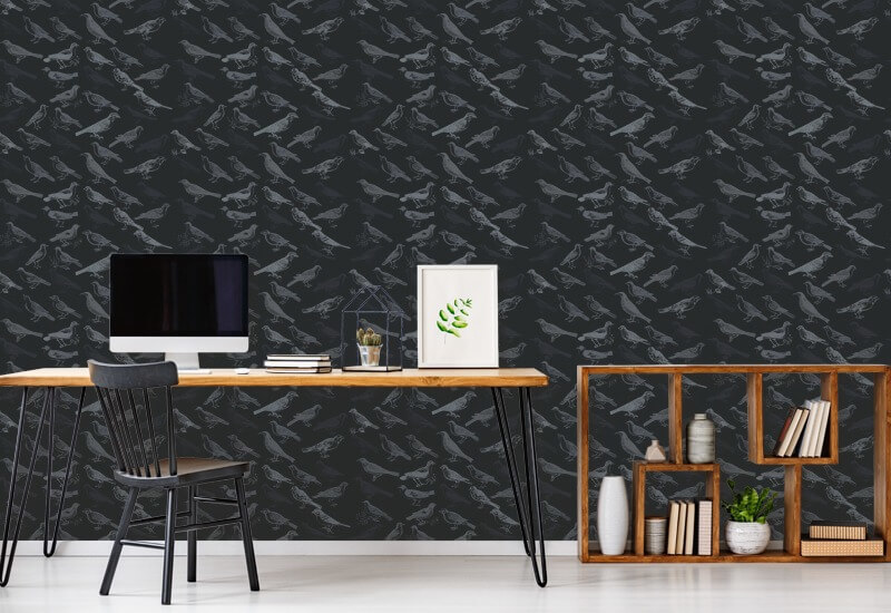 Tweeter Papier peint noir