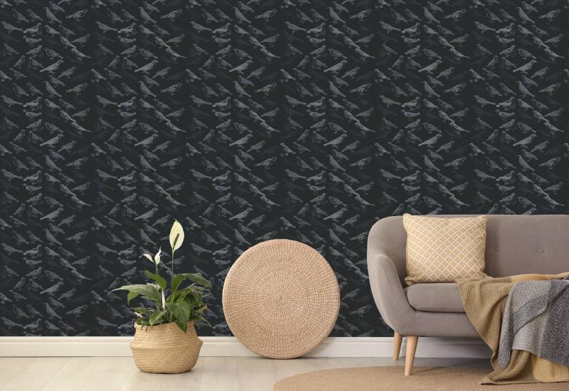 Tweeter Zwart behang