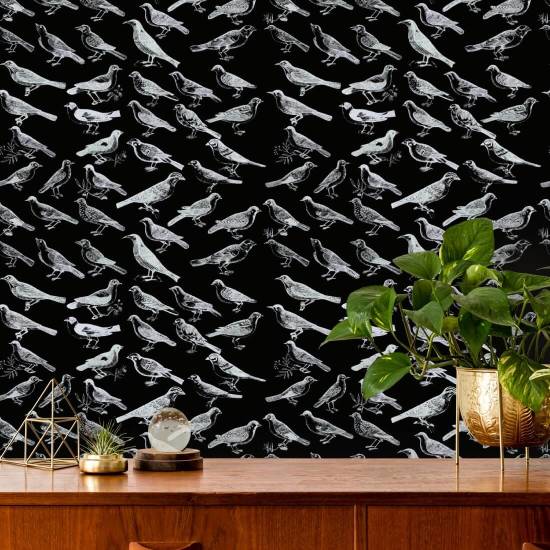 Diskanthøjttaler Blå tapet