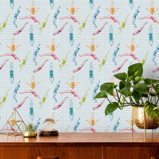 Dykare Popsicle Bakgrund